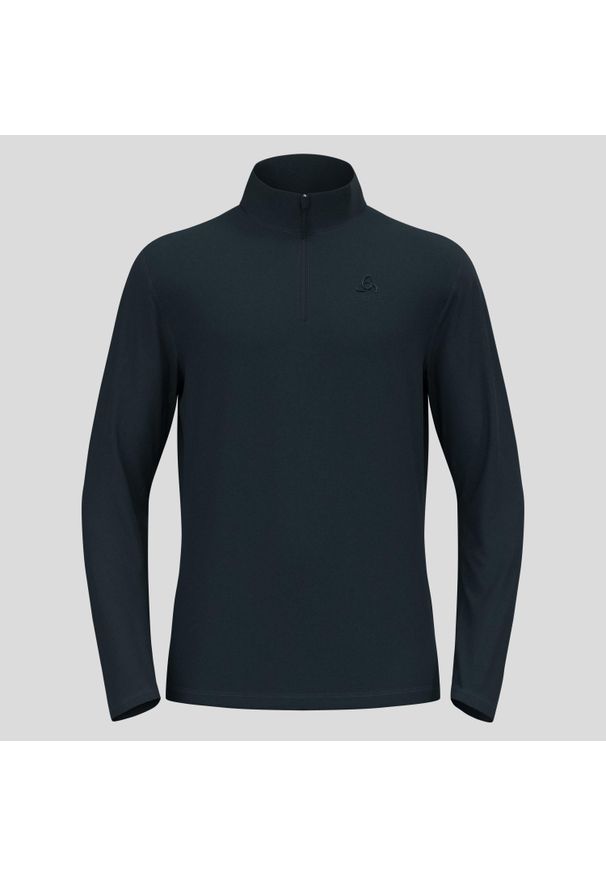 Bluza tech. męska Odlo Mid layer 1/2 zip BERRA. Kolor: niebieski. Długość rękawa: długi rękaw