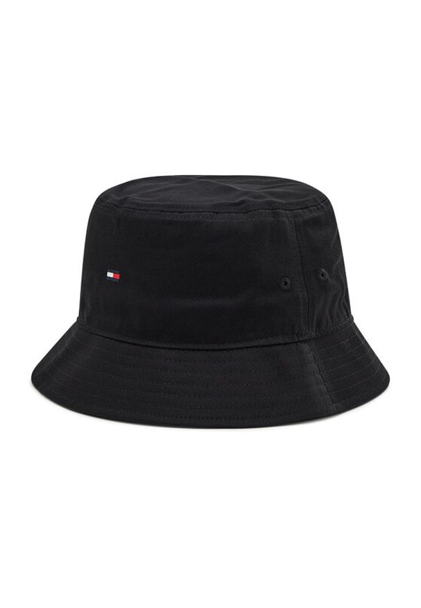 TOMMY HILFIGER - Tommy Hilfiger Kapelusz Flag Bucket Hat AM0AM07344 Czarny. Kolor: czarny. Materiał: materiał