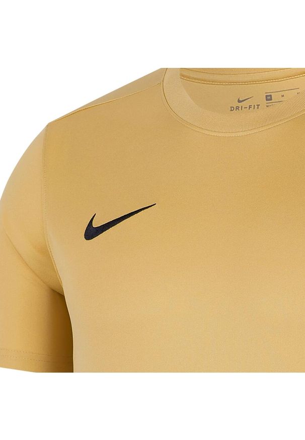 Koszulka treningowa chłopięca Nike Dry Park Vii Jsy. Kolor: żółty. Długość rękawa: krótki rękaw. Długość: krótkie