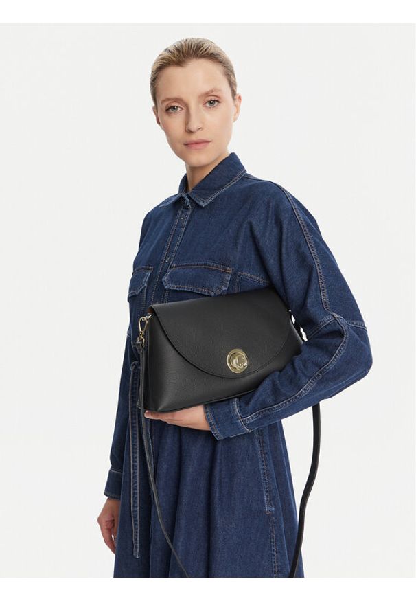 Coccinelle Torebka TOA Coccinellenikla E1 TOA 12 01 01 Czarny. Kolor: czarny. Materiał: skórzane