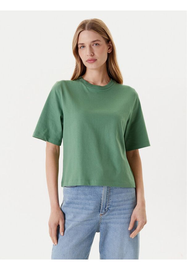 United Colors of Benetton - United Colors Of Benetton T-Shirt 3BL0E17G5 Zielony Relaxed Fit. Kolor: zielony. Materiał: bawełna