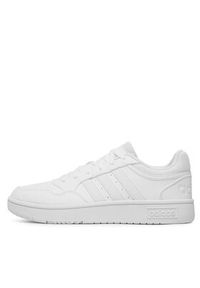 Adidas - adidas Buty Hoops 3.0 IG7916 Biały. Kolor: biały. Materiał: materiał