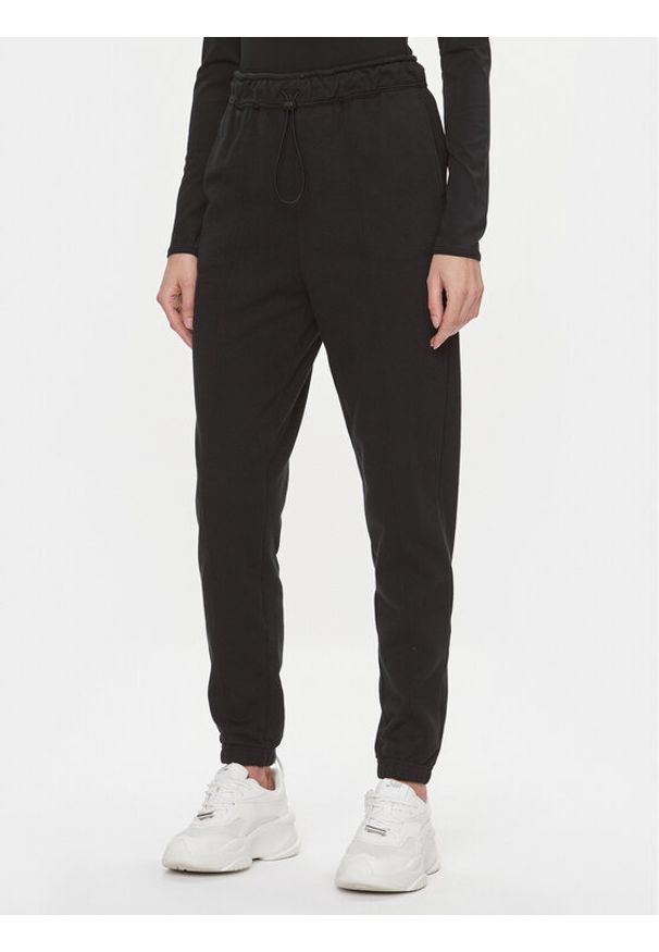 Calvin Klein Performance Spodnie dresowe 00GWS3P605 Czarny Regular Fit. Kolor: czarny. Materiał: dresówka, bawełna