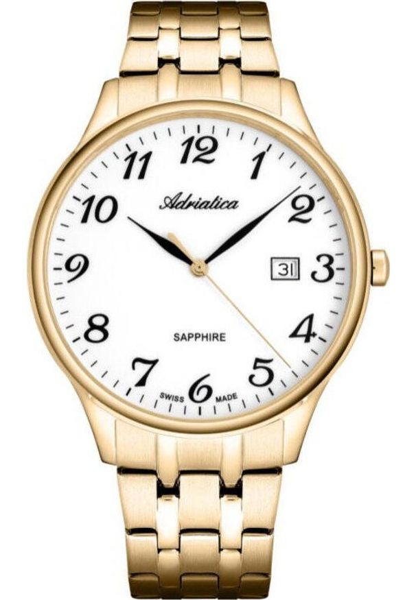 Zegarek Adriatica Zegarek Adriatica A1300.1123Q męski klasyczny szwajcarski .. Styl: klasyczny
