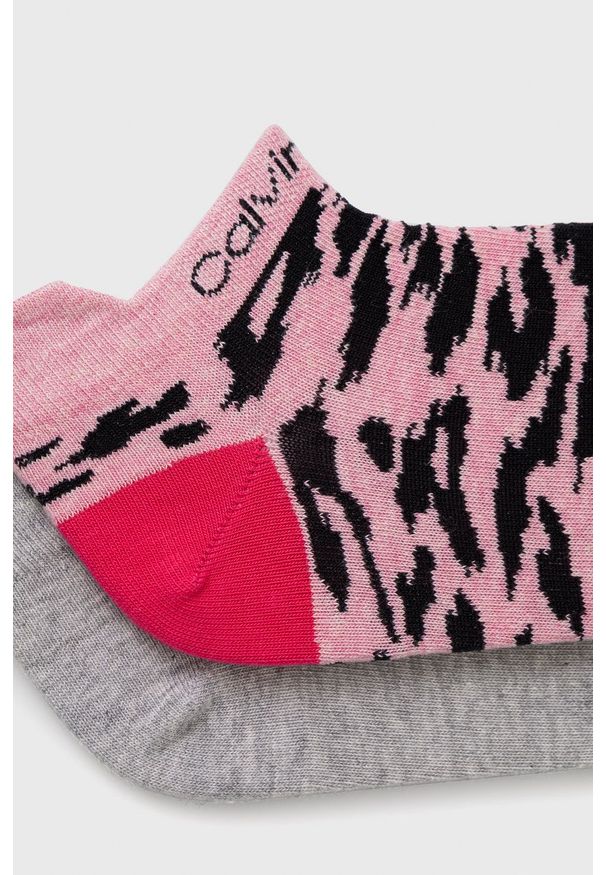 Calvin Klein - Skarpetki. Kolor: różowy