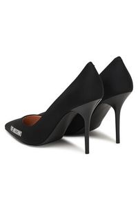 Love Moschino - LOVE MOSCHINO Szpilki JA10299G0OIM0000 Czarny. Kolor: czarny. Materiał: materiał. Obcas: na szpilce #6