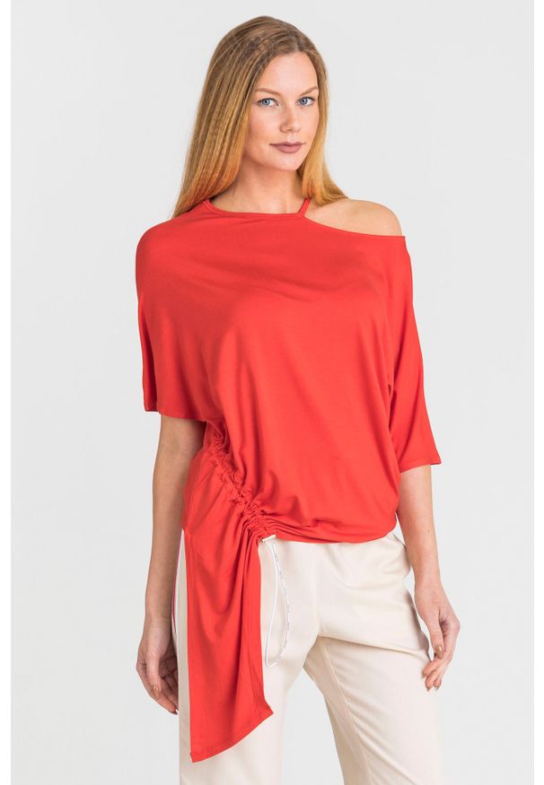 T-SHIRT Patrizia Pepe. Materiał: elastan, wiskoza. Wzór: aplikacja