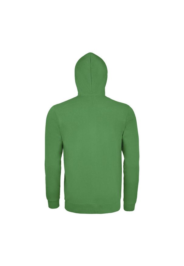 SOL'S - Bluza Z Kapturem Dla Dorosłych Unisex Stone. Typ kołnierza: kaptur. Kolor: zielony