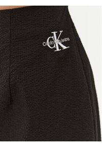 Calvin Klein Jeans Sukienka koszulowa J20J221133 Czarny Regular Fit. Kolor: czarny. Materiał: bawełna. Typ sukienki: koszulowe