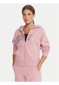 DKNY Sport Bluza DP5J9670 Różowy Regular Fit. Kolor: różowy. Materiał: bawełna. Styl: sportowy #1