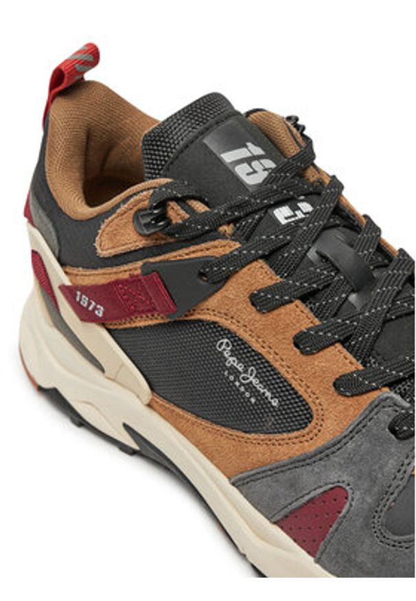 Pepe Jeans Sneakersy PMS60029 Szary. Kolor: szary. Materiał: materiał