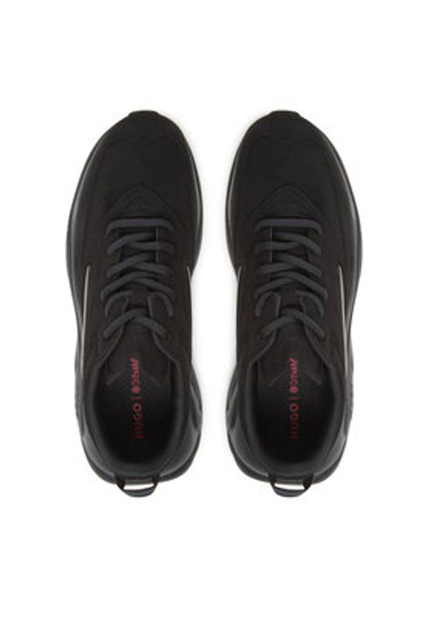 Hugo - HUGO Sneakersy Leon 50548504 Czarny. Kolor: czarny. Materiał: skóra