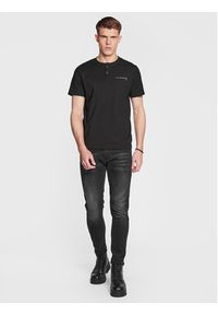 John Richmond T-Shirt UMP23026TS Czarny Regular Fit. Kolor: czarny. Materiał: bawełna