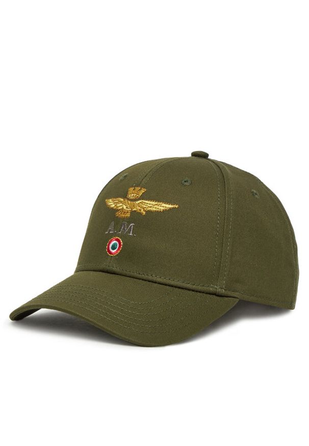 Aeronautica Militare Czapka z daszkiem 251HA1100CT2848 Zielony. Kolor: zielony. Materiał: bawełna, materiał