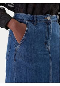 French Connection Spódnica jeansowa 73DZA Niebieski Regular Fit. Kolor: niebieski. Materiał: bawełna #5