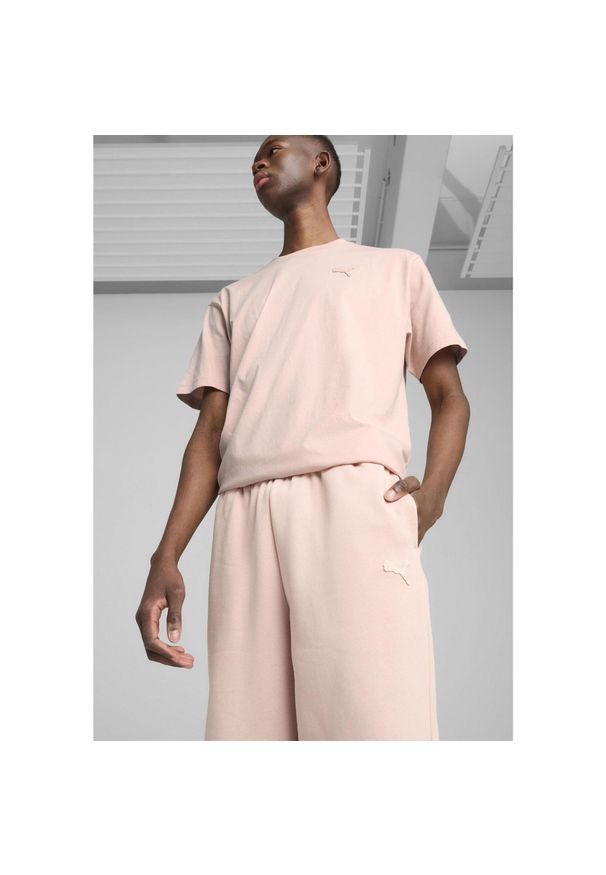 Puma - Spodnie dresowe unisex Essentials Elevated PUMA Rose Quartz Pink. Kolor: różowy. Materiał: dresówka
