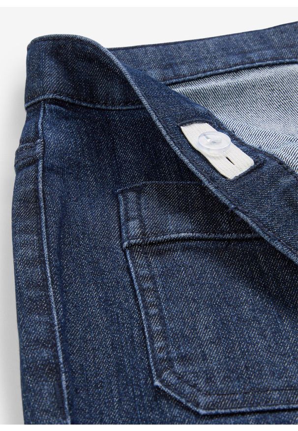 bonprix - Wygodne dżinsy o kroju bootcut. Kolor: niebieski