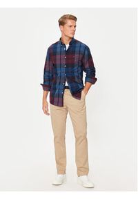 TOMMY HILFIGER - Tommy Hilfiger Koszula MW0MW37351 Niebieski Regular Fit. Kolor: niebieski. Materiał: bawełna