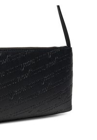 Tommy Jeans Torebka Tjw Must Aop Shoulder Bag AW0AW17867 Czarny. Kolor: czarny. Materiał: skórzane