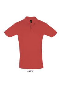 SOL'S - Polo Sol's Perfect. Typ kołnierza: polo. Kolor: wielokolorowy, czerwony, różowy. Styl: elegancki #1