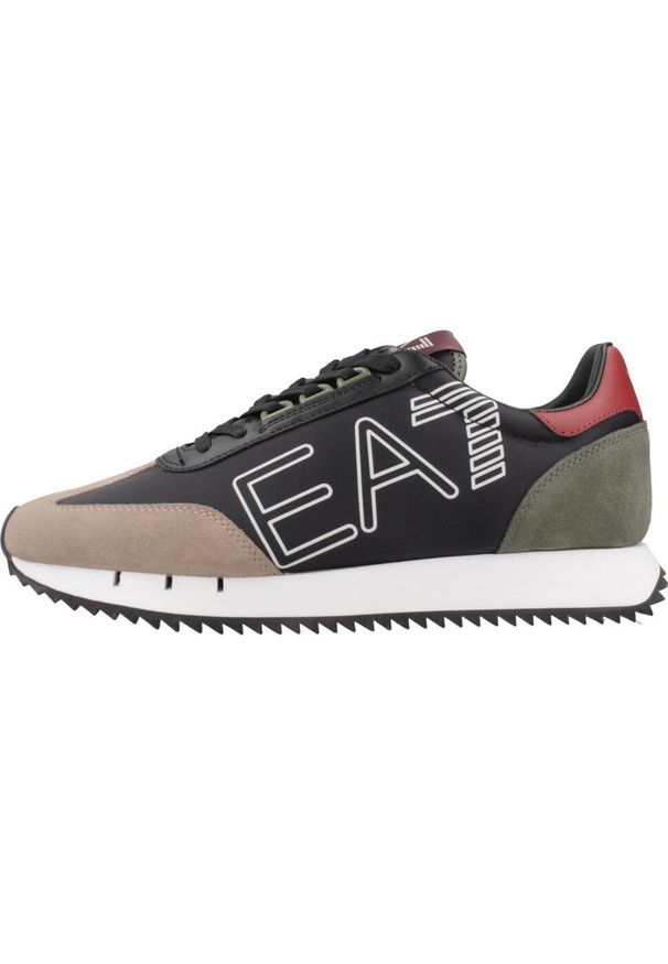EA7 - Kapcie EMPORIO ARMANI X8X101 Czarny. Kolor: czarny. Materiał: syntetyk, skóra. Sport: turystyka piesza