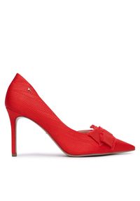 Szpilki Tamaris. Kolor: czerwony. Obcas: na szpilce #1