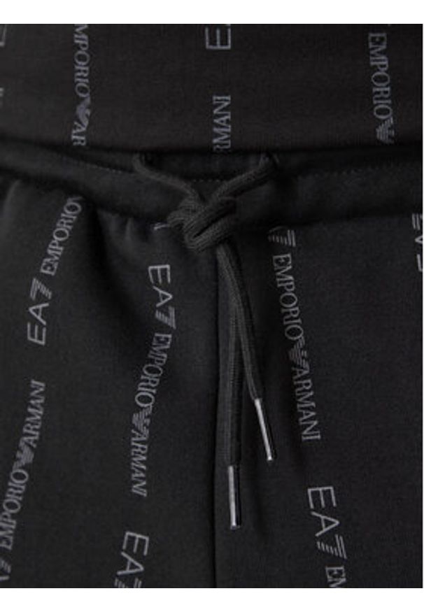 EA7 Emporio Armani Szorty sportowe 7M001393 AF12660 FC039 Czarny Regular Fit. Kolor: czarny. Materiał: syntetyk. Styl: sportowy