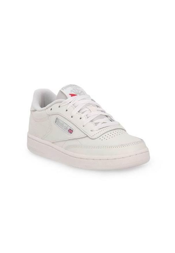 Buty do chodzenia damskie Reebok Club C. Zapięcie: sznurówki. Kolor: biały. Materiał: guma, materiał, syntetyk. Szerokość cholewki: normalna. Model: Reebok Club. Sport: turystyka piesza