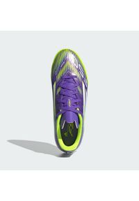 Adidas - Buty F50 League Indoor Kids. Kolor: fioletowy, biały, wielokolorowy, żółty. Sport: piłka nożna