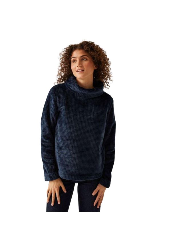 Bluza turystyczna damska Regatta Bardou II. Kolor: niebieski. Materiał: poliester. Sport: turystyka piesza