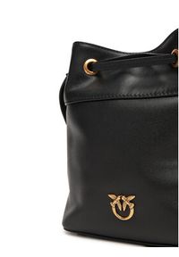 Pinko - PINKO Torebka Secchiello Mini Al 25-26 104303 A0QO Czarny. Kolor: czarny. Materiał: skórzane #3