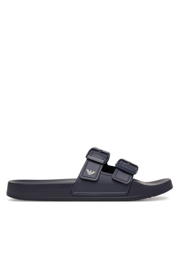 Emporio Armani Klapki EX000043 AF22190 MB480 Granatowy. Kolor: niebieski. Materiał: syntetyk