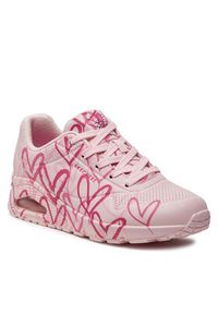 skechers - Skechers Sneakersy Uno Spread The Love 155507/LTPK Różowy. Kolor: różowy. Materiał: skóra #5