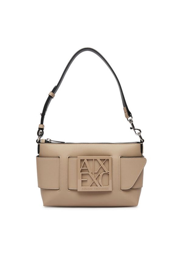 Torebka Armani Exchange. Kolor: beżowy