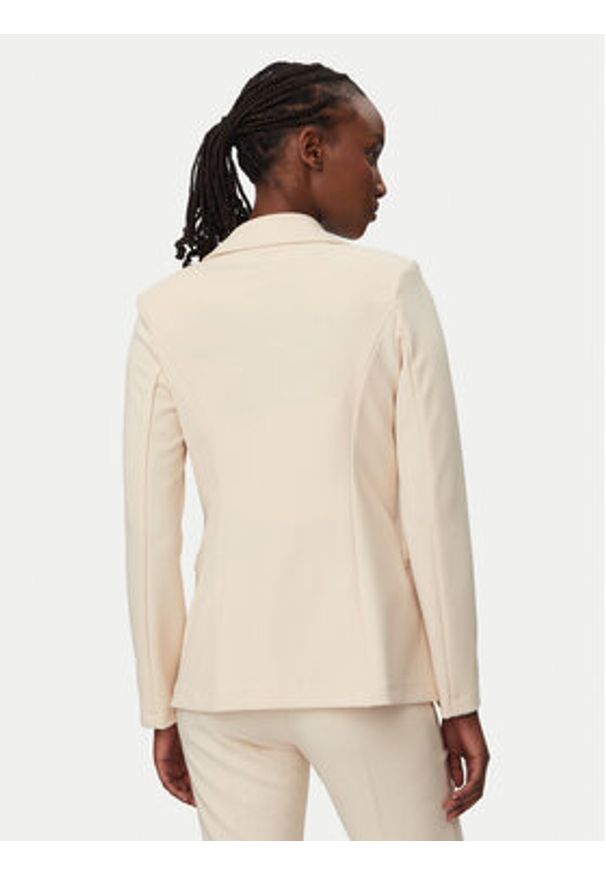 Rinascimento Marynarka CFC0128295003 Beżowy Slim Fit. Kolor: beżowy. Materiał: syntetyk