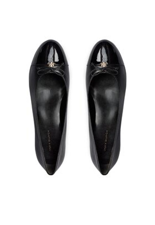 Tory Burch Czółenka Cap-Toe Pump 45Mm 154517 Czarny. Kolor: czarny. Materiał: skóra