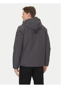 Napapijri Kurtka anorak Rainforest Pocket 2 NP0A4GMD Szary Regular Fit. Kolor: szary. Materiał: syntetyk #4