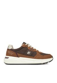 Sneakersy Beverly Hills Polo Club. Kolor: brązowy