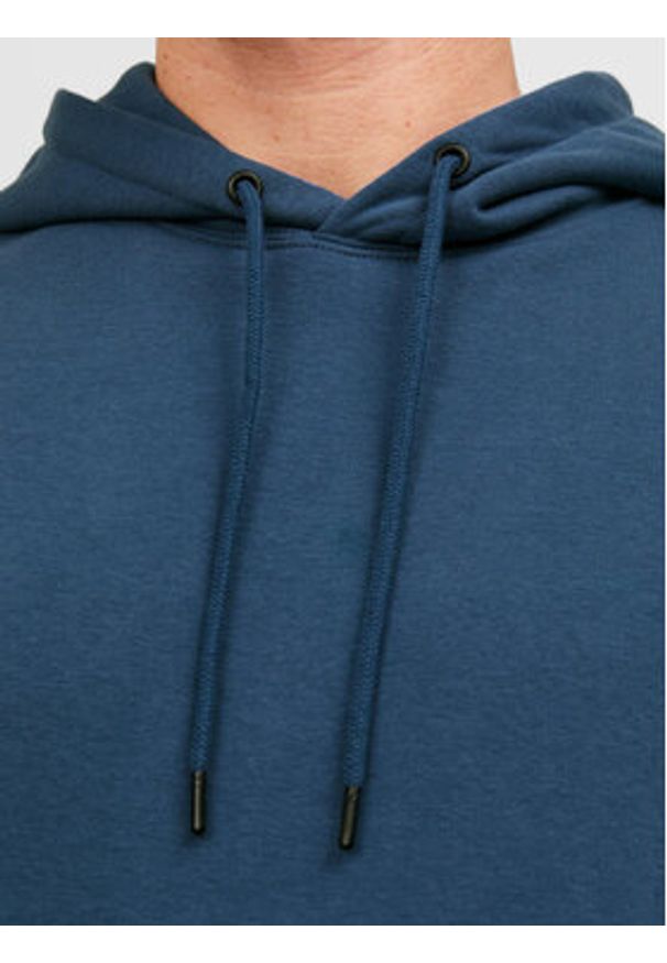 Jack & Jones Bluza Star 12208157 Granatowy Relaxed Fit. Kolor: niebieski. Materiał: bawełna