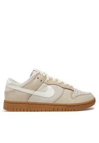 Nike Sneakersy Dunk Low Se FQ8147 104 Beżowy. Kolor: beżowy. Materiał: zamsz, skóra