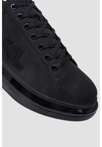 Karl Lagerfeld - KARL LAGERFELD Czarne sneakersy KAPRI KUSHION Deco Line Lo Lace. Kolor: czarny #2