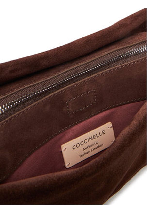 Coccinelle Torebka P6P Boheme Suede Bimaterial E1 P6P 58 01 01 Brązowy. Kolor: brązowy. Materiał: skórzane, zamszowe