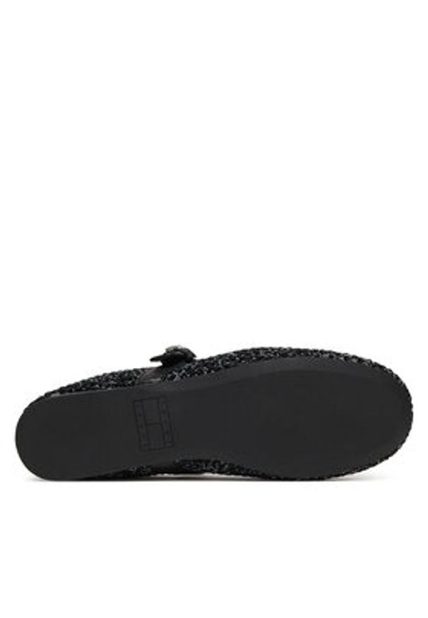 Tommy Jeans Baleriny Tjw Knitted Ballerina EN0EN03030 Czarny. Kolor: czarny. Materiał: materiał