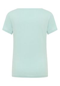 Mustang T-Shirt Beverly 1016517 Zielony Slim Fit. Kolor: zielony. Materiał: bawełna #3