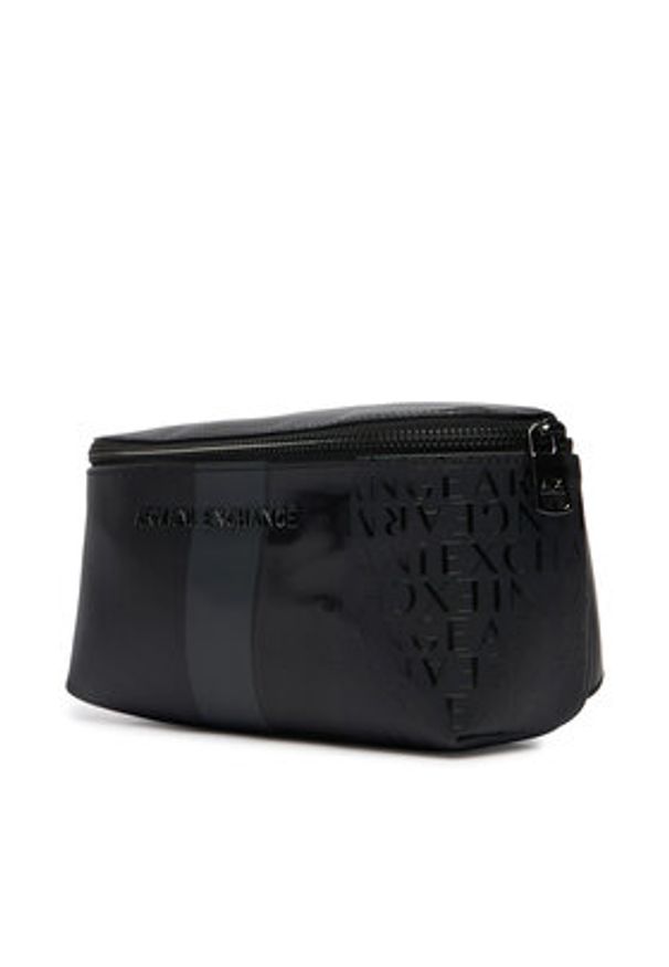 Armani Exchange Nerka XM000165 AF11935 MC034 Czarny. Kolor: czarny. Materiał: skóra