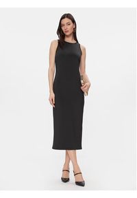 Max Mara Leisure Sukienka codzienna Baccano 2416621027 Czarny Regular Fit. Okazja: na co dzień. Kolor: czarny. Materiał: syntetyk. Typ sukienki: proste. Styl: casual #5