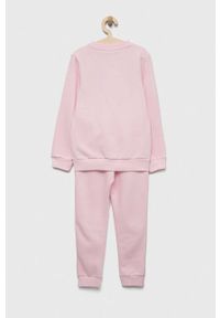 adidas Originals dres dziecięcy kolor różowy. Kolor: różowy. Materiał: dresówka #3