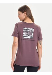 The North Face T-Shirt Box Nse Edge Of Light NF0A8E3J Brązowy Relaxed Fit. Kolor: brązowy. Materiał: bawełna #3
