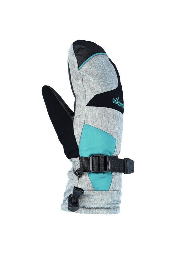 Rękawice narciarskie dla kobiet Viking Ronda. Kolor: szary, niebieski, wielokolorowy. Sezon: zima. Sport: narciarstwo