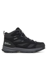 Trekkingi Jack Wolfskin. Kolor: czarny. Sport: turystyka piesza